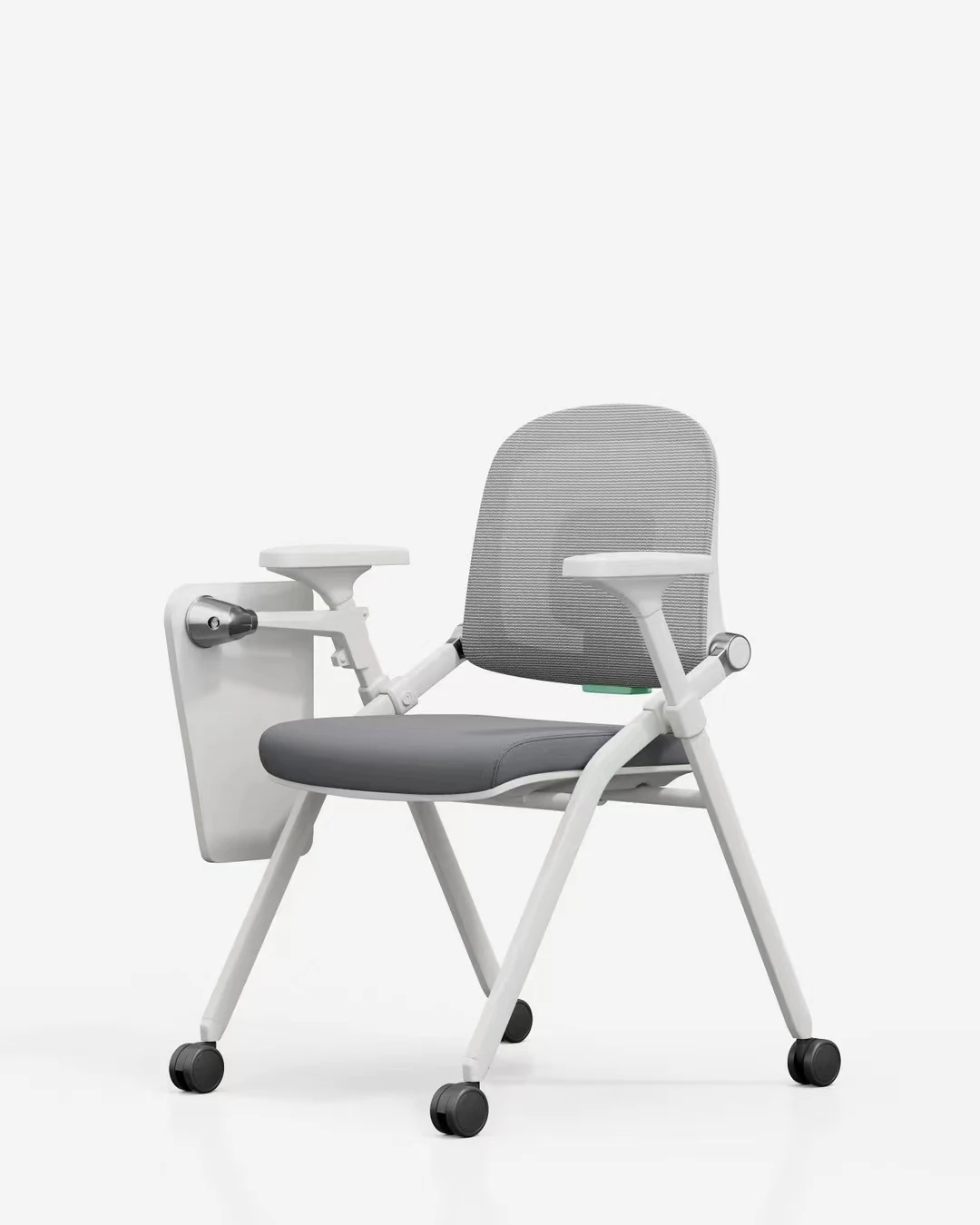 Training Chair University College Mesh Office Lecture Meeting Training Chair with Writing Tablet (PX-01 Series) - White Frame main view