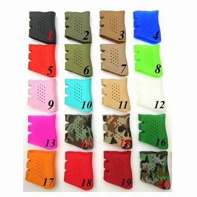 Anti Slip Silicone Rubber Grip 10 Pcs Washable Rubber Handle Sleeve