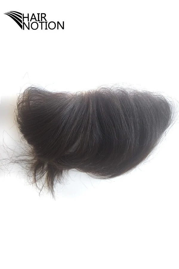 AFH: Super Thin Skin Natural Hairline Men's Frontal Hair Piece shown on a display head