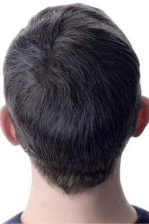 Underside of the thin skin base showing the 3x3 inch or 5x5 inch size and the bleached front knots