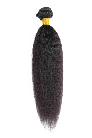 Side view of a bundle showing the machine double weft construction and clean edges