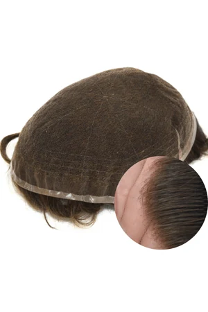 Underside of the AFL French lace base showing the thin lace perimeter