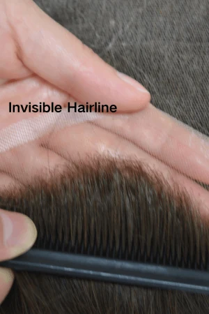 AFL: French Lace Hair System shown on a display head