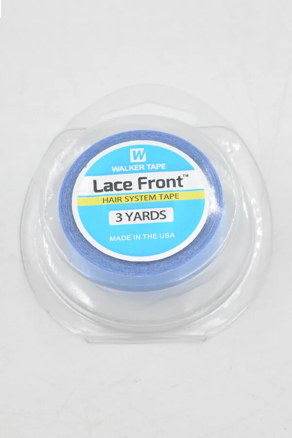 Close-up of the tape's edge, showing the clear adhesive and dull finish