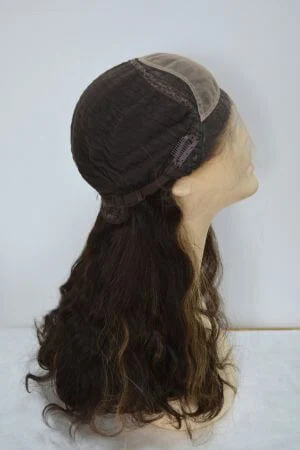 BUTY: 9 inchesX5 inches HD Lace Front Wigs shown on a display head