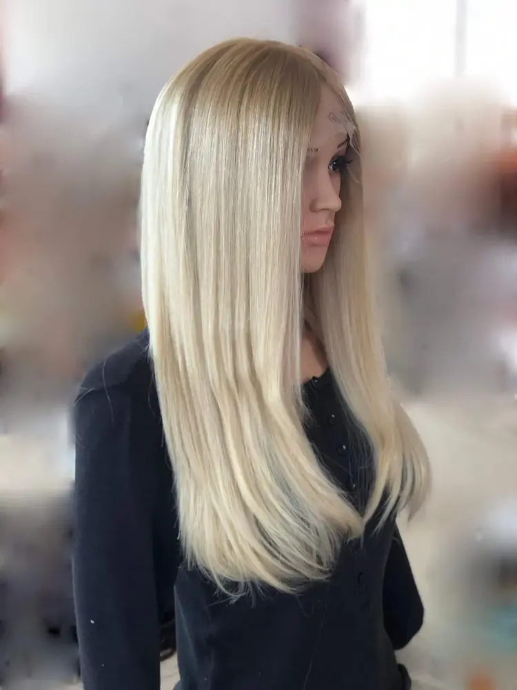 Back view of the Mona wig showing the cap structure and the natural hairline at the nape