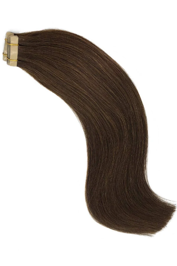 Close-up of a single weft showing the 1.5-inch width and double-sided tape