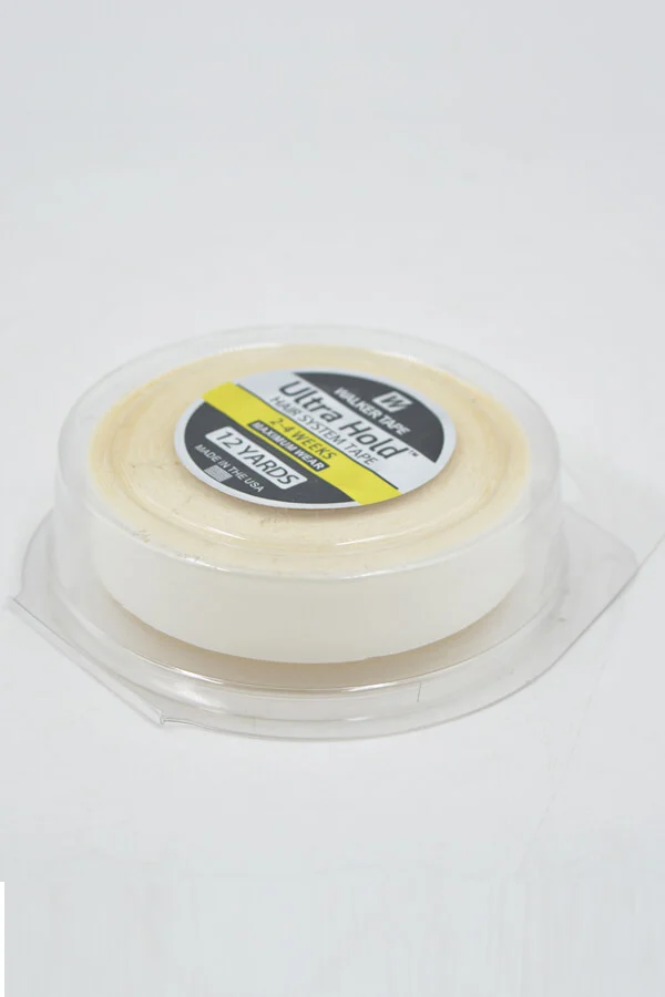 Close-up of the fingerprint textured surface on the tape adhesive