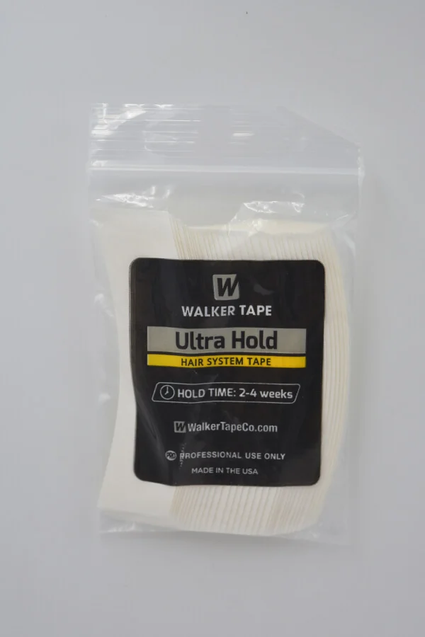 Ultra Hold Mini Tabs tape pack shown open with tabs visible, placed on a clean surface