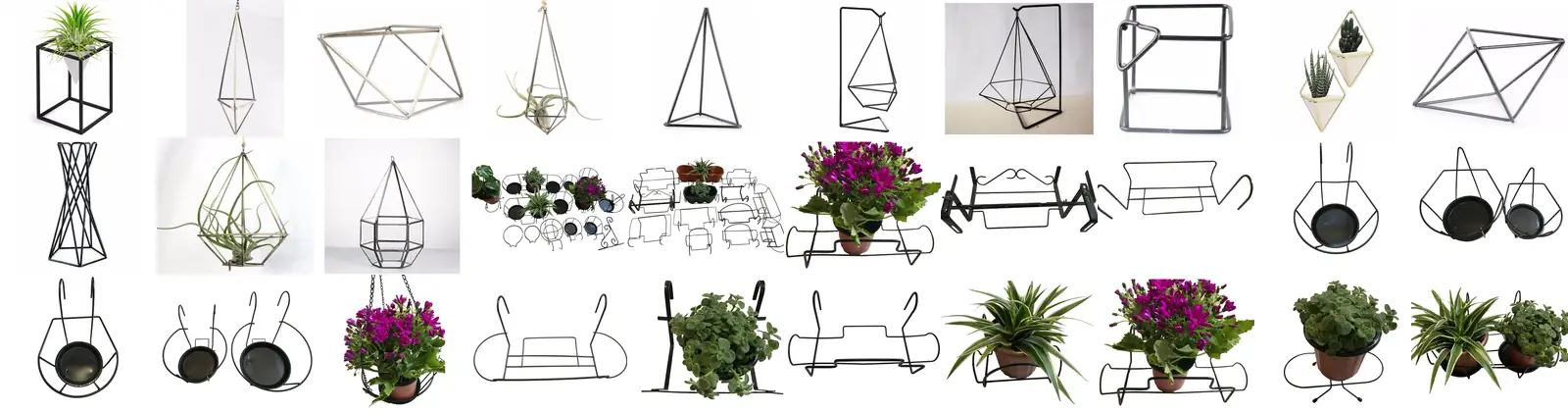 Iron Holder and Stand For Flower product range