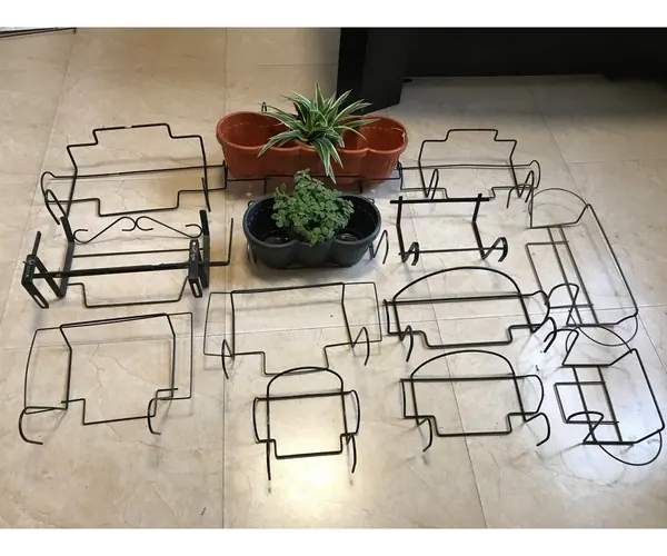 Art Iron Square Flower Pot Holder: All