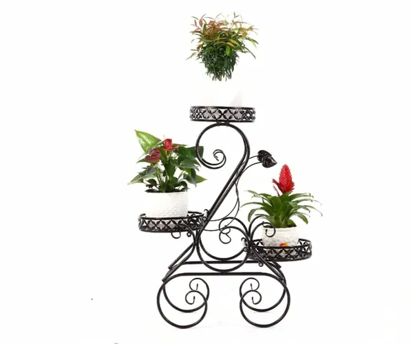 3-Tiered Scroll Classic Plant Stand