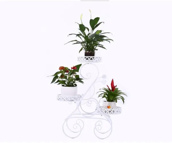 3-Tiered Scroll Classic Plant Stand