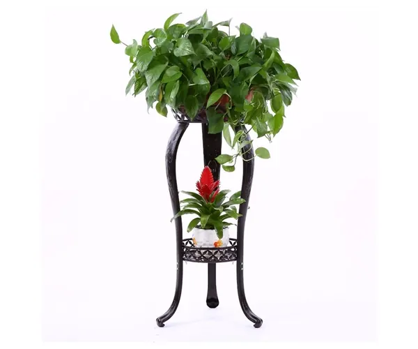 2-Tiered Scroll Classic Plant Stand