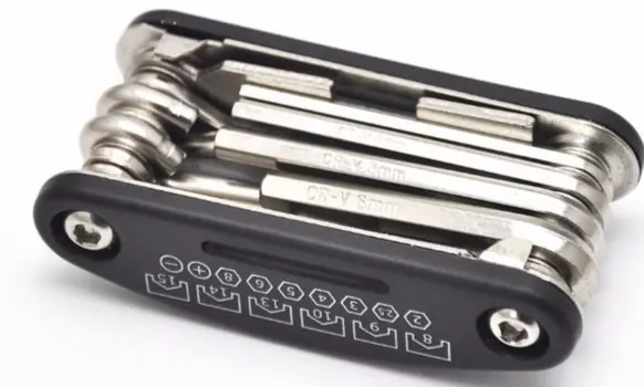 Folding Bicycle Tool Set