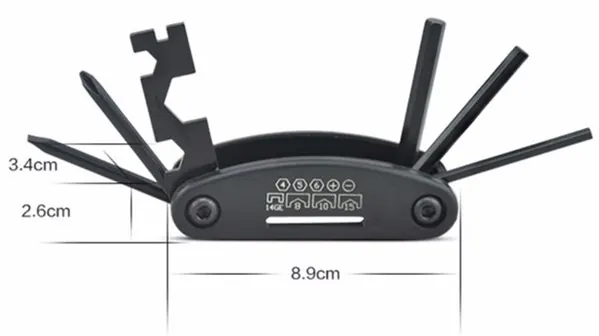 Multi Function Folding Bike Repair Set