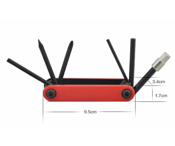 Multi Function Folding Bike Bicycle Cycling Mechanic Combination RepairTool Kit