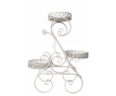 3-Tiered Scroll Classic Plant Stand view 4