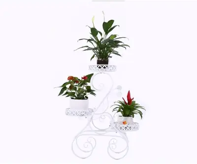 3-Tiered Scroll Classic Plant Stand view 5