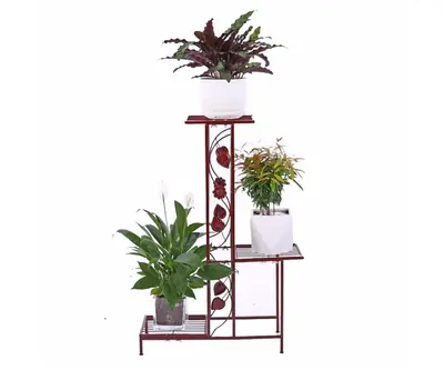 3-Tiered Square Plant Stand view 3
