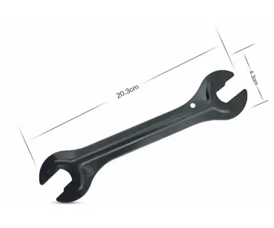Steel Bike Head Open and Axle Hub Cone Wrench Spanner Bicycle Repair view 2