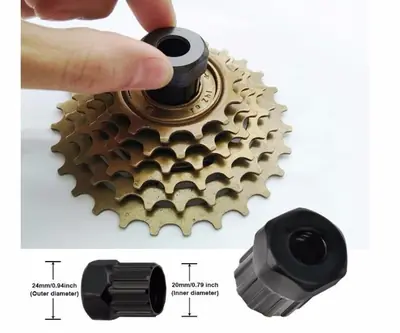 Bike Cycle Maintenance Repair Tool Chain Whip Tool Cassette Removal Tool view 3