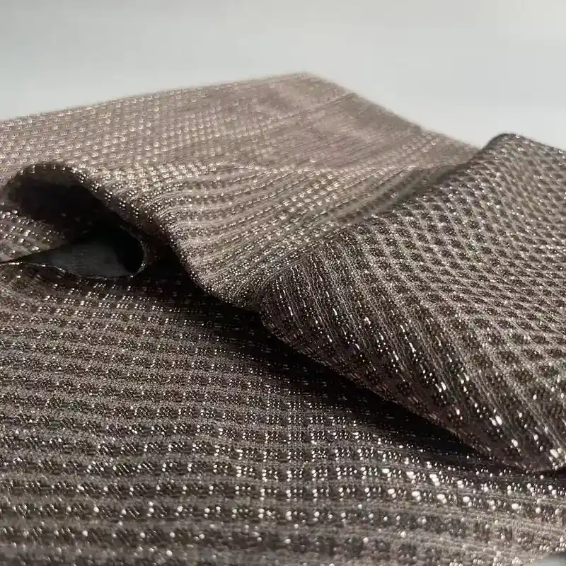 100%Polyester Sprinkle Gold Fabric - view 5