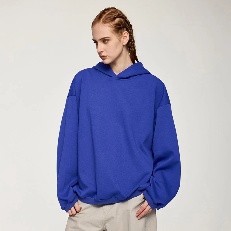 300 GSM Blank Oversized Hoodie Crop Hoodie Streetwear
