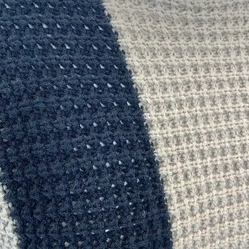 Custom Striped Niche Knitted Women's Sweater Top - view 3