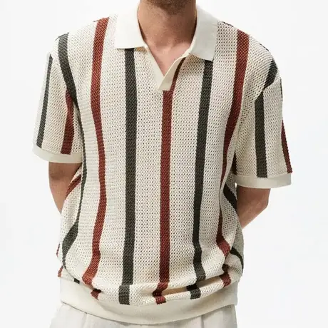 EUR American Size Style Men's Casual for Polo Shirt