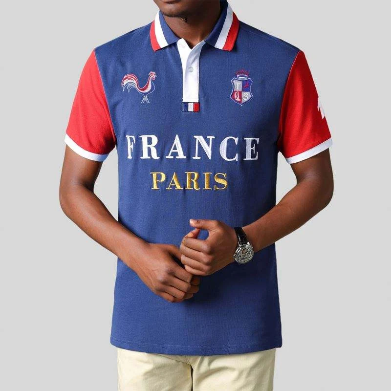 In Stock European Code Loose Sports Short-sleeved Polo Shirt - view 4