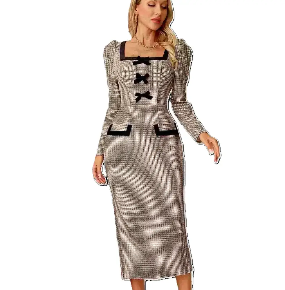 Lady's Elegant Office Dress - view 2