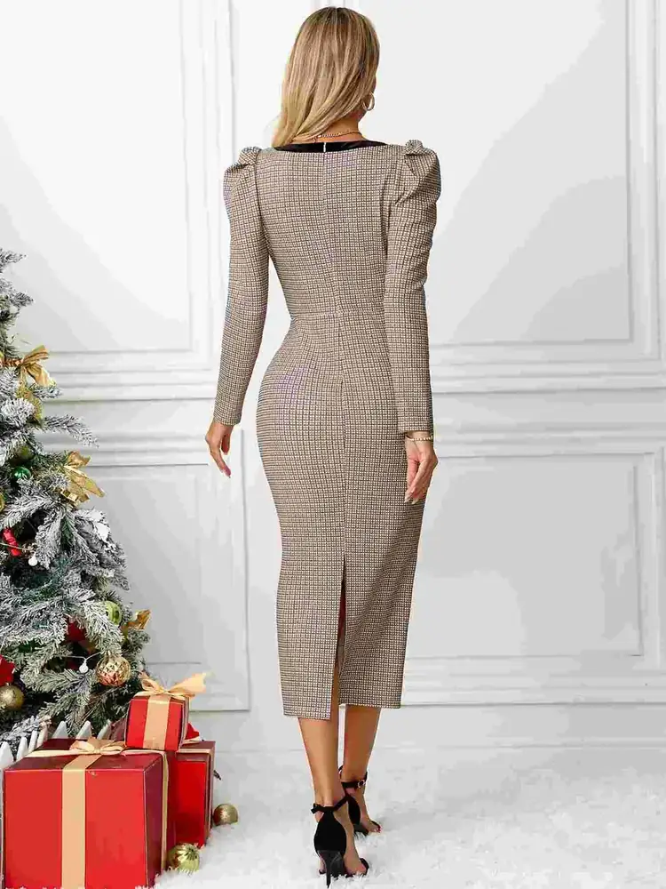 Lady's Elegant Office Dress - view 3