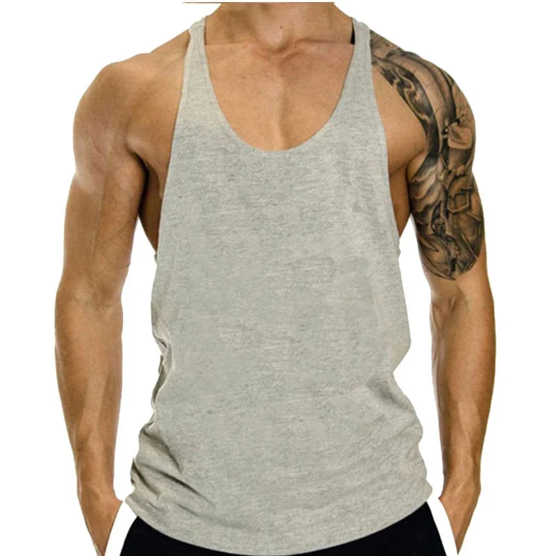 Men's Gym T-Shirts & Stringer Vests Fitness Clothing Top - view 4