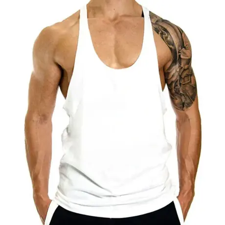 Men's Gym T-Shirts & Stringer Vests Fitness Clothing Top