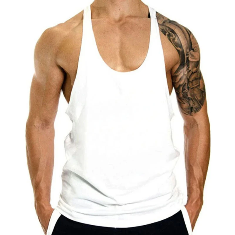 Men's Gym T-Shirts & Stringer Vests Fitness Clothing Top