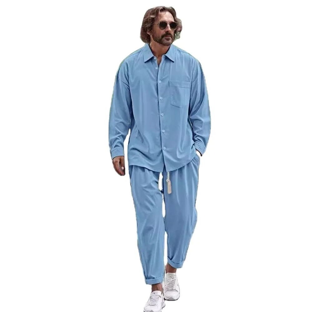 New Men's Set Spring Autumn Man Sportswear 2 Piece Sets - view 3
