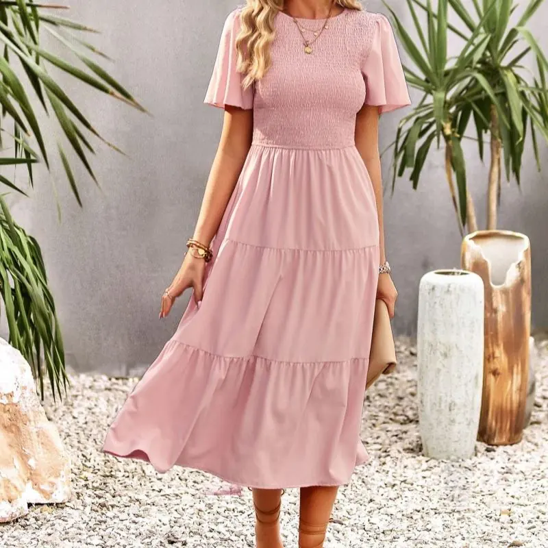 ODM/OEM High Quality Ladies Elegant Casual Long Dresses - view 4