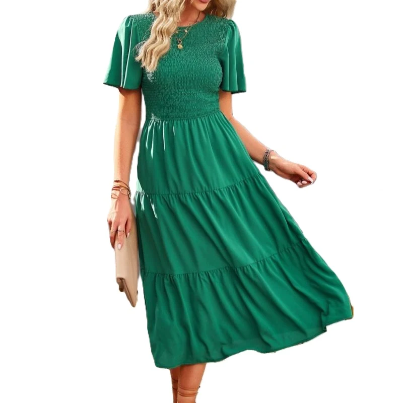 ODM/OEM High Quality Ladies Elegant Casual Long Dresses