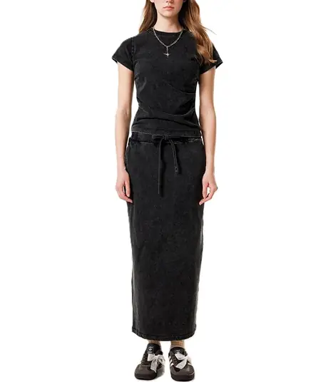 Two Piece Set Women Clothing Denim Dress