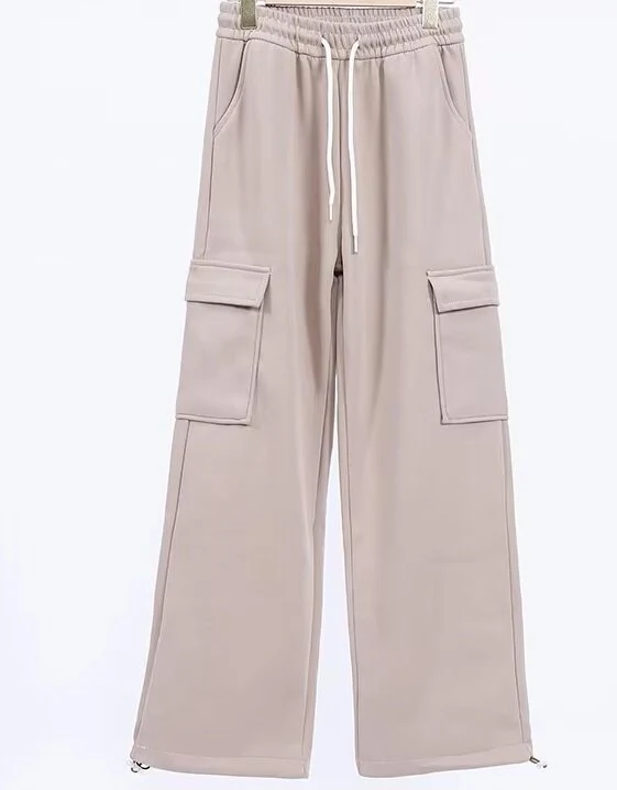 Women's Grey Casual Pants - view 4