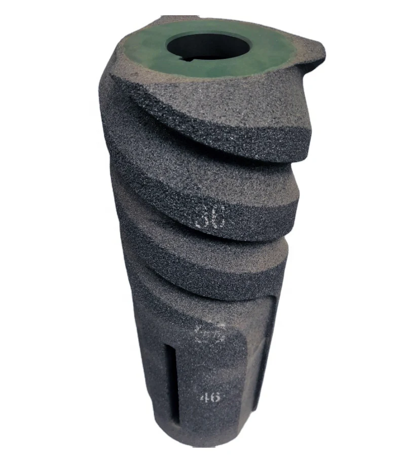 Emery roller for a rice whitener with sintered abrasive surface