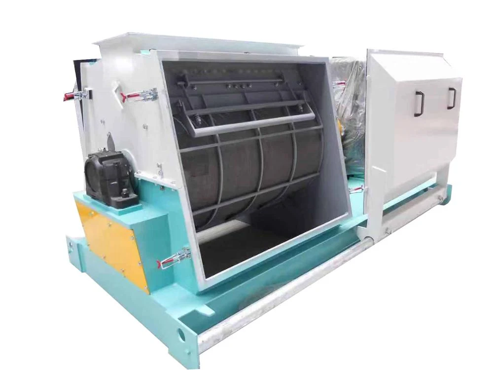 TITAN hammer mill with feed hopper and rotor housing for biomass grinding