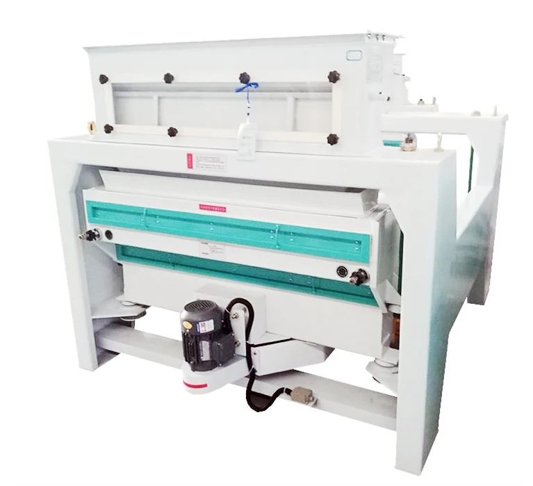 TTLM rotary paddy pre-cleaner with double sieve body and aspiration hood
