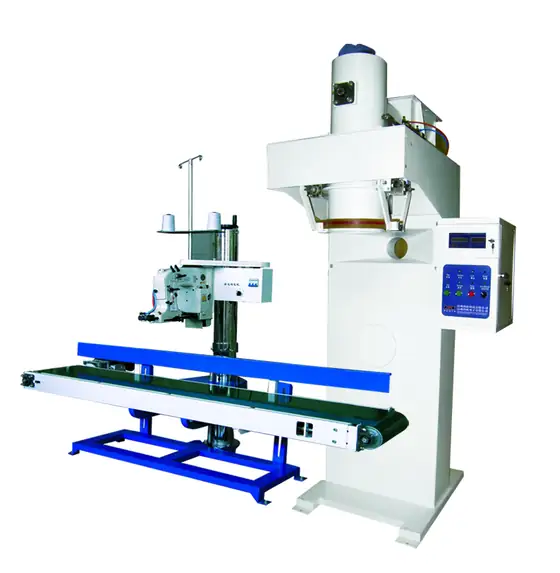 Packing scale weighing hopper with pneumatic gate