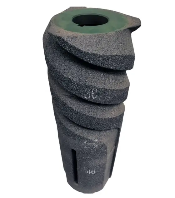 Emery roller for a rice whitener with sintered abrasive surface