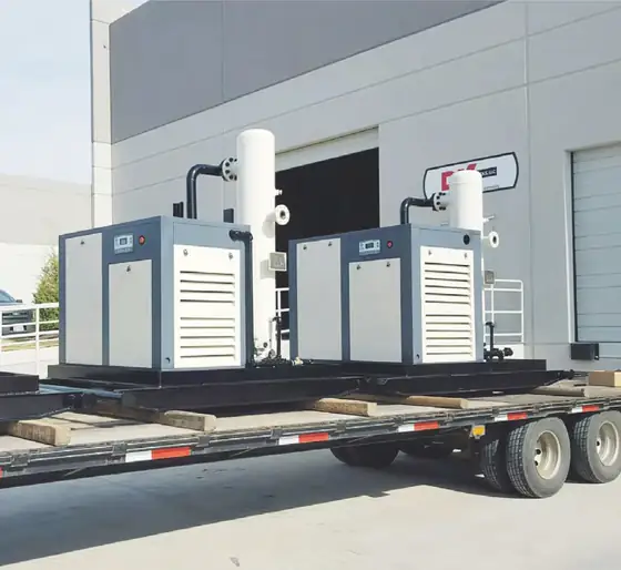 Compressor airend and permanent magnet motor assembly
