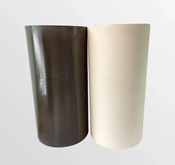 Rubber roller with machined hub and bonded rubber surface