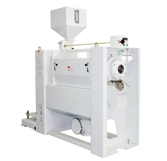 Double roller whitener arrangement connected in series