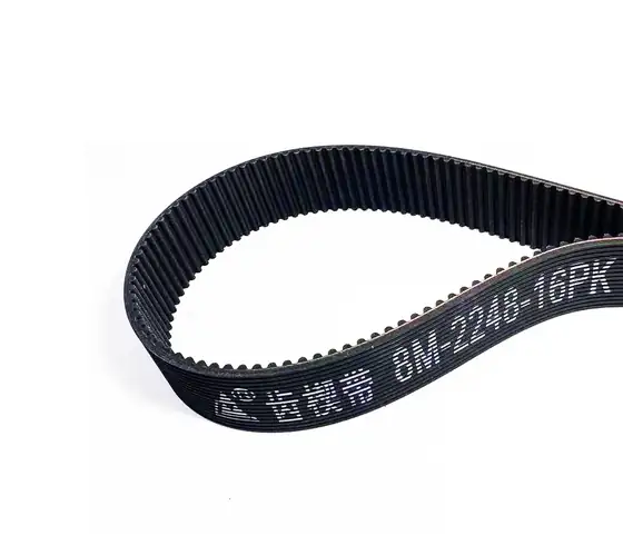 Milling machine drive belt with nylon cord construction